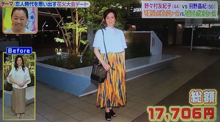 野々村友紀子さん&本田響矢さんチームのコーデ
