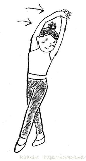 腰痛防止ストレッチ