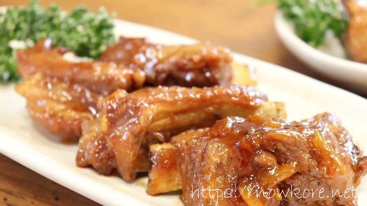 【あさイチ】豚スペアリブと夏野菜の煮物のレシピ。松村眞由子さんの和風スペアリブ（6月21日）