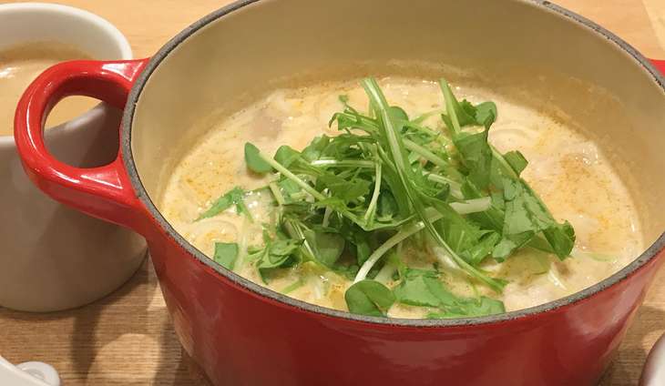 ヒルナンデス餅ポタうどん
