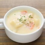 【男子ごはん】サーモンとカブのクリームスープのレシピ。昭和の洋食屋さん第8弾（10月10日）