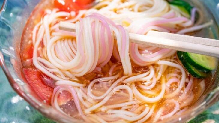 あさイチ 五色の彩りそうめんのレシピ 七夕にぴったりの華やかそうめん 7月