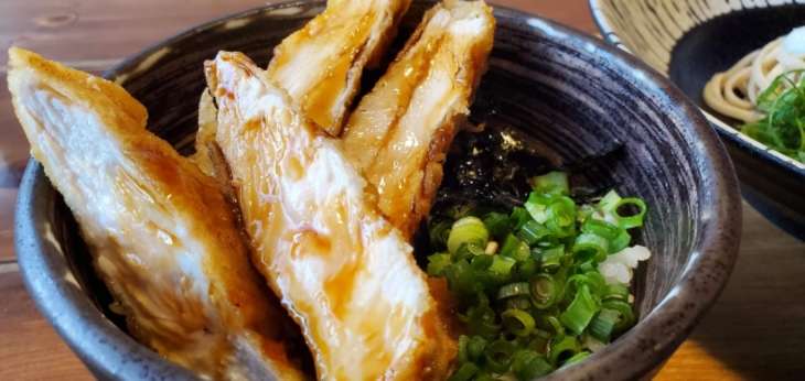 ノンストップかしわ天丼