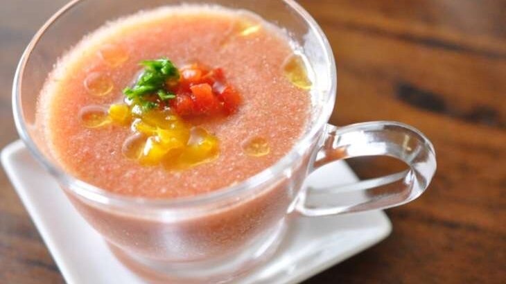 【きょうの料理】桃とトマトのスープのレシピ。タサン志麻さんの夏のお助けごはん（7月29日）