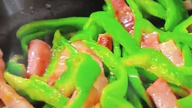 【ヒルナンデス】ピーマンとベーコンの青椒肉絲風のレシピ。マネーダイエットで激安作り置きメニュー（9月12日）