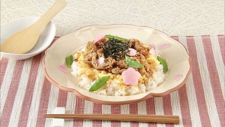 【DAIGOも台所】甘辛肉ちらしのレシピ。山本ゆりさんのひな祭りアイデア料理（3月3日）