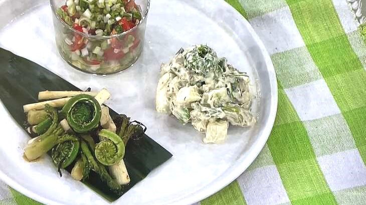 【あさイチ】春の山菜で和え物３種のレシピ。キスマイ横尾さんの絶品料理。みんなゴハンだよ（3月15日）