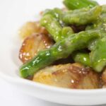 【あさイチ】スナップえんどうと鶏むね肉のカレーマヨ炒めのレシピ。みんなゴハンだよ（4月23日）