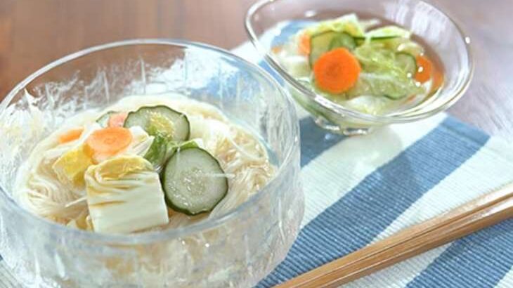 【あさイチ】水キムチの冷麺風そうめんのレシピ。夏のおすすめ発酵食品！ツイQ楽ワザ（6月27日）
