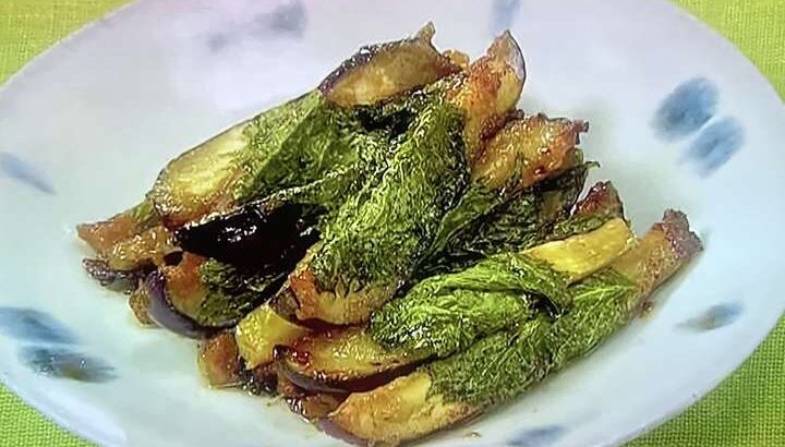 【男子ごはん】ナスのしそ巻き焼きのレシピ。夏野菜なすで絶品料理（6月25日）