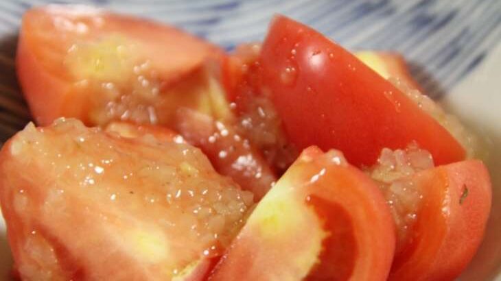 【家事ヤロウ】トマトのやみつき中華風サラダのレシピ。ギャル曽根さんのスピードトマト料理（8月8日）