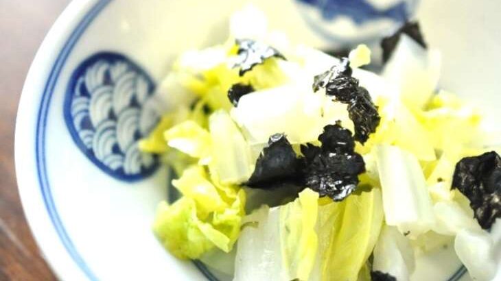 【あさイチ】味のり白菜サラダのレシピ。笠原将弘シェフのお手軽副菜！みんなゴハンだよ（11月16日）