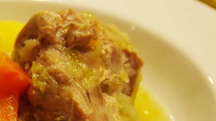 【沸騰ワード】豚肉のネギ煮込みオレンジ風味のレシピ。志麻さんの秋レシピ（11月3日）
