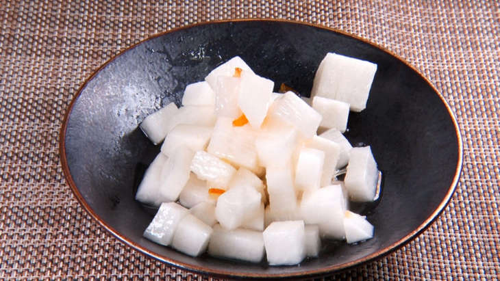 【ヒルナンデス】ゆず糖蜜漬け大根の浅漬けのレシピ。業務スーパー出口調査（4月8日）