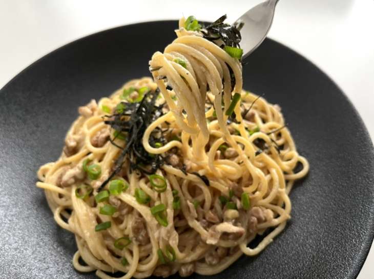納豆スパゲティ