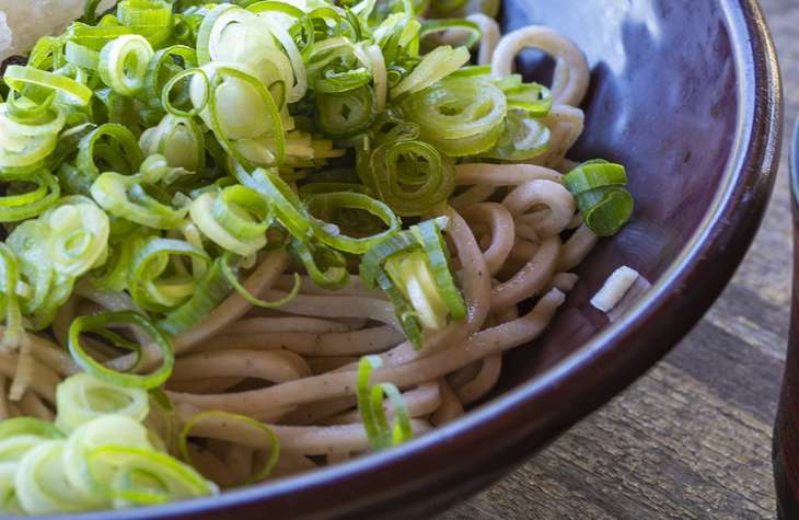 お蕎麦ペペロンチーノ