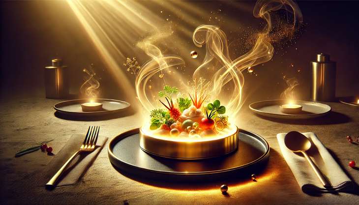 光り輝くグルメ