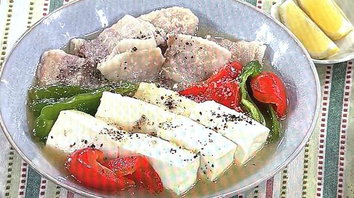 【あさイチ】豆腐と豚バラの塩にんにく煮のレシピ。にんにく風味の塩うま煮！みんなゴハンだよ（5月22日）
