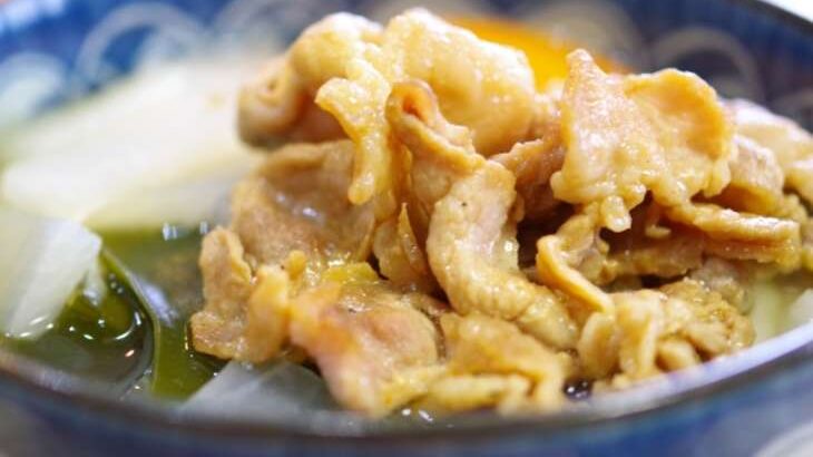 【あさイチ】豚とわかめの塩あんかけ丼のレシピ。みんなゴハンだよ（5月14日）