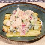 【DayDay】鶏むね肉とサーモンの冷製ヨーグルトサラダのレシピ。亜希のざっくりキッチン（6月12日）