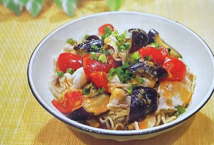 ドレッシング冷しゃぶラーメン