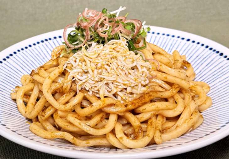 シラス焼きうどん