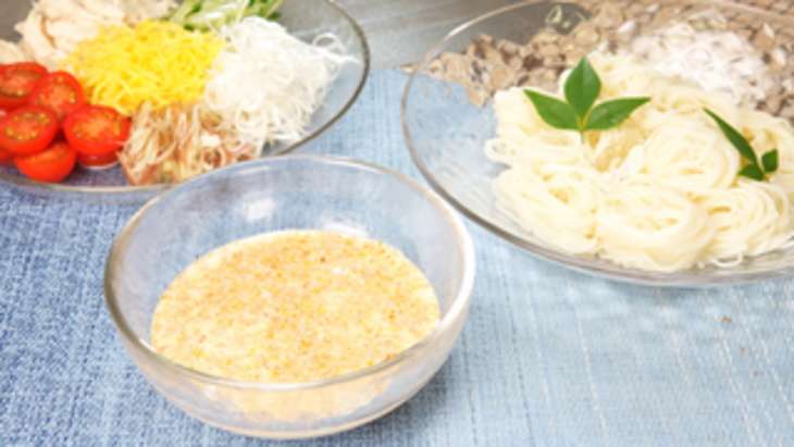 ごまミルクそうめん