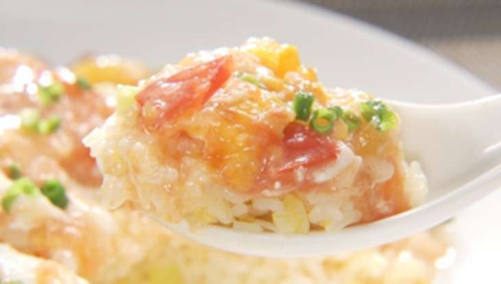 トマトのあんかけチャーハン