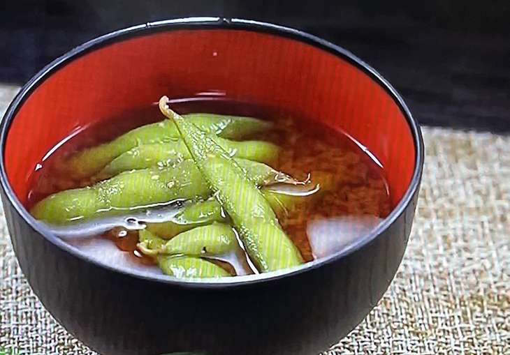枝豆の味噌汁