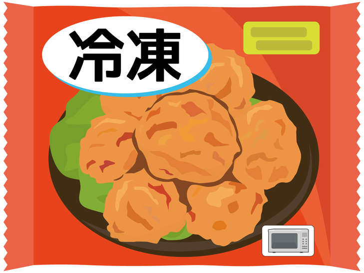 冷凍からあげのパッケージ