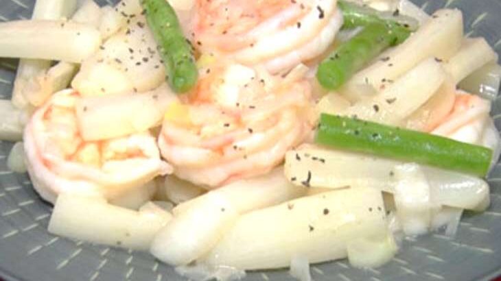 【ノンストップ】エビとレンコンの塩炒めのレシピ。笠原将弘シェフの本格和食（9月2日）