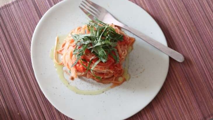 【あさイチ】えびとトマトの冷製パスタのレシピ。みんなゴハンだよ（9月16日）