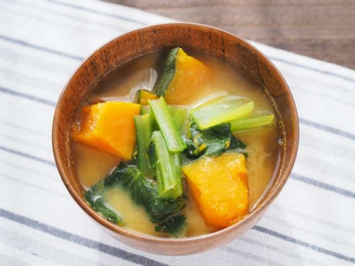 かぼちゃ味噌汁