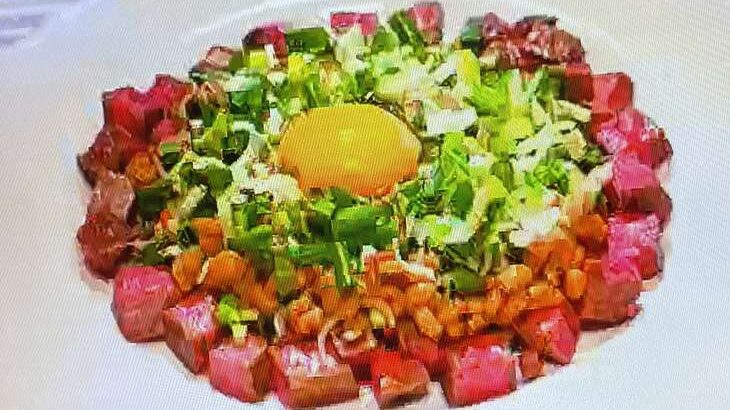 【沸騰ワード10】納豆タルタルステーキのレシピ。志麻さんの朝食SP(10月31日)