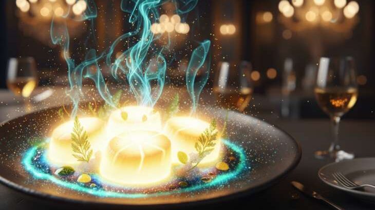 光り輝くグルメ