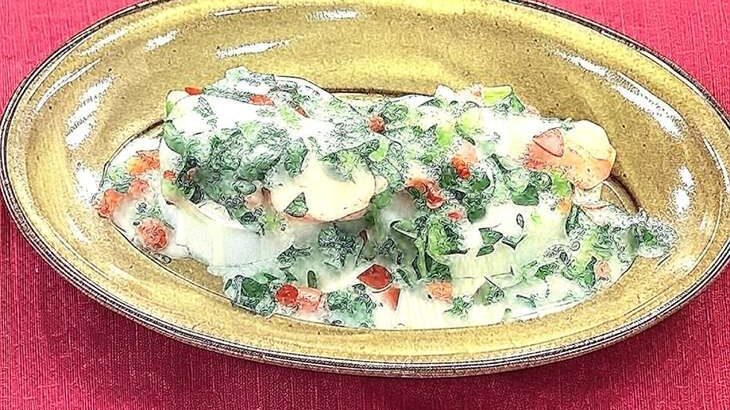 大根のブイヨン煮 サーモンソテー