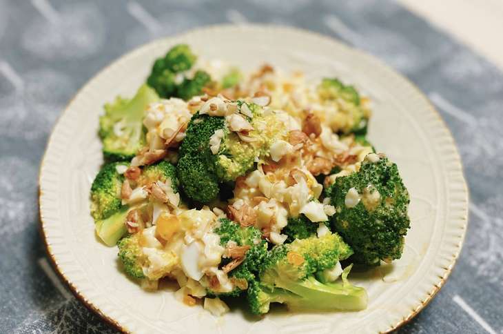 ささみとブロッコリーの鶏マヨ