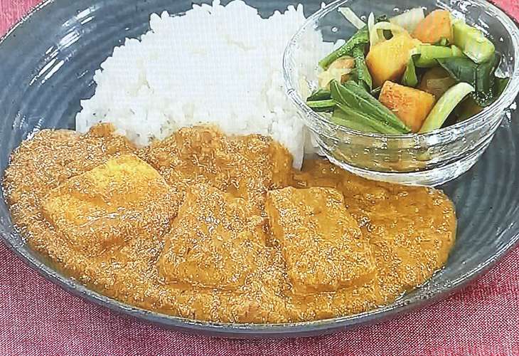 豆乳ごまクリームの豆腐カレー
