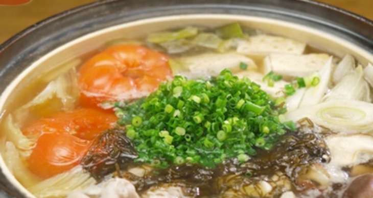 トマトもずく鍋