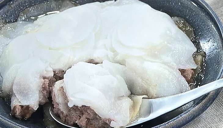 長芋とひき肉の重ね蒸し