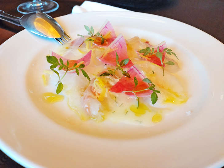 大根のカルパッチョ