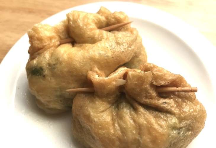 油揚げの巾着煮