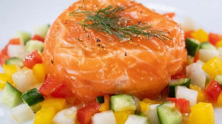 志麻さんの香草クリームチーズのサーモン包み