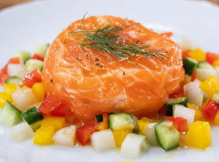 志麻さんの香草クリームチーズのサーモン包み