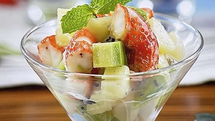 志麻さんの赤エビのフルーツカクテル