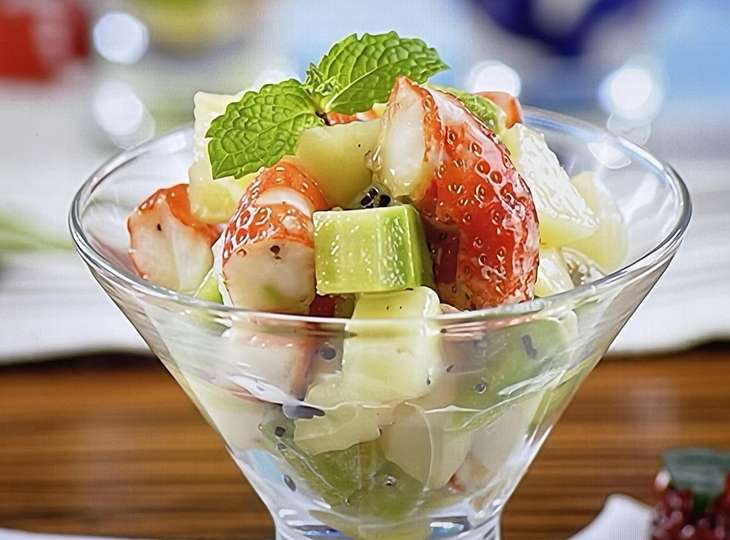 志麻さんの赤エビのフルーツカクテル