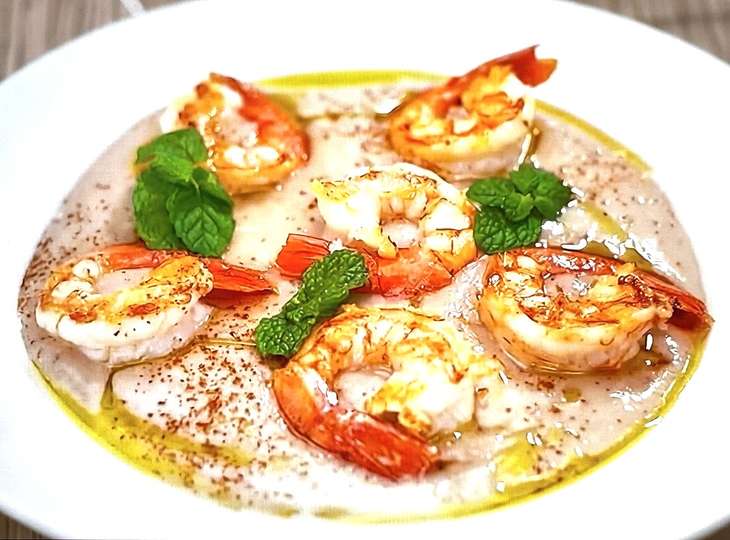 志麻さんの赤エビのバナナソース