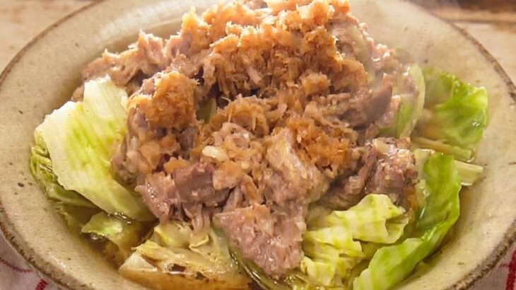 蒸す豚の生姜焼き