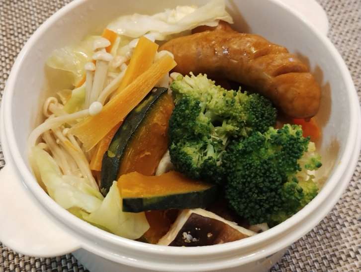 野菜の蒸し焼き