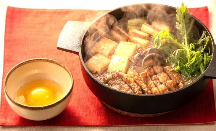 鶏肉のすき焼き